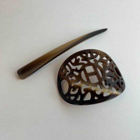 Hermes Horn Hair Pick